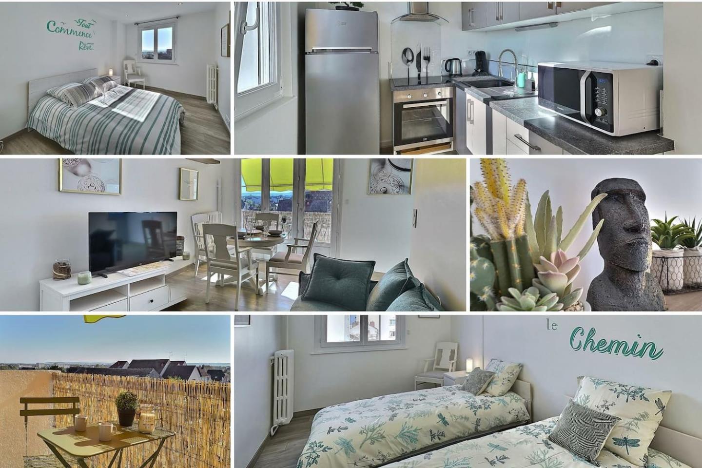 Le Voltaire - Balcon - 2 Chb - 3 Lits - 2 Min Gare Et Cente-Ville - Mon Groom Troyes Luaran gambar